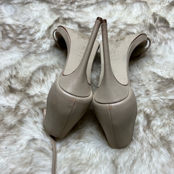 New Look Beige Stiletto Strappy Open Toe Heels, sz. 10 - Picture 5 of 6